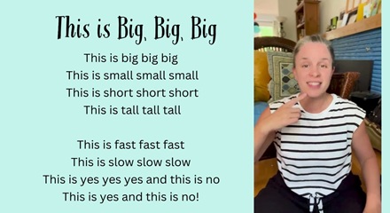 This Is Big Big Big This Is Small Small Small lyrics